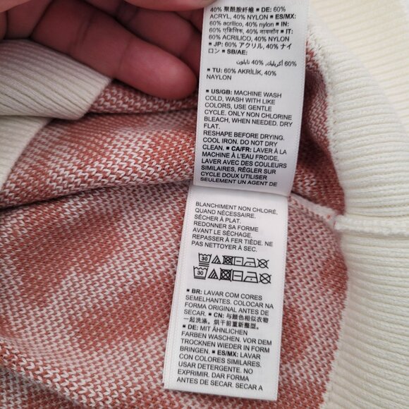 Daily Ritual Women Leopard Print Soft Knit Sweater Long Sleeves Crew Neck Small - Picture 7 of 9